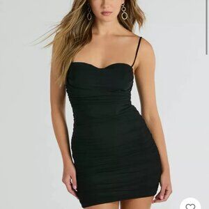 Black Windsor Corset Mini Dress